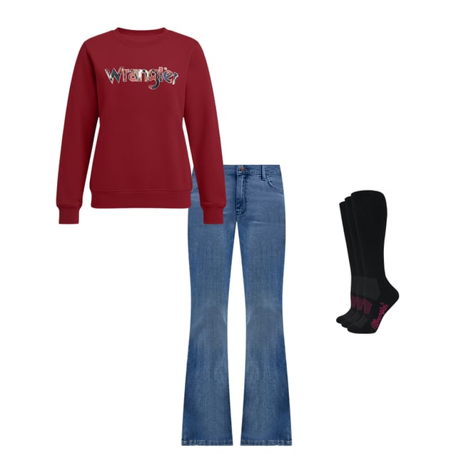 Womens Bold Boot Jean in Hudson