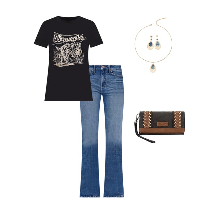 Women's Wrangler Retro® Bailey High Rise Bootcut Jean in London