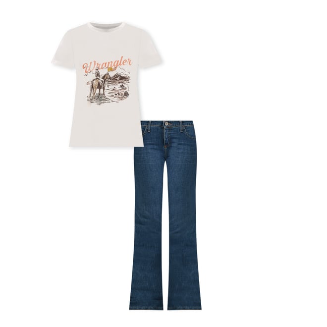 Women's Wrangler® Ultimate Riding Jean Q-Baby in Tuff Buck