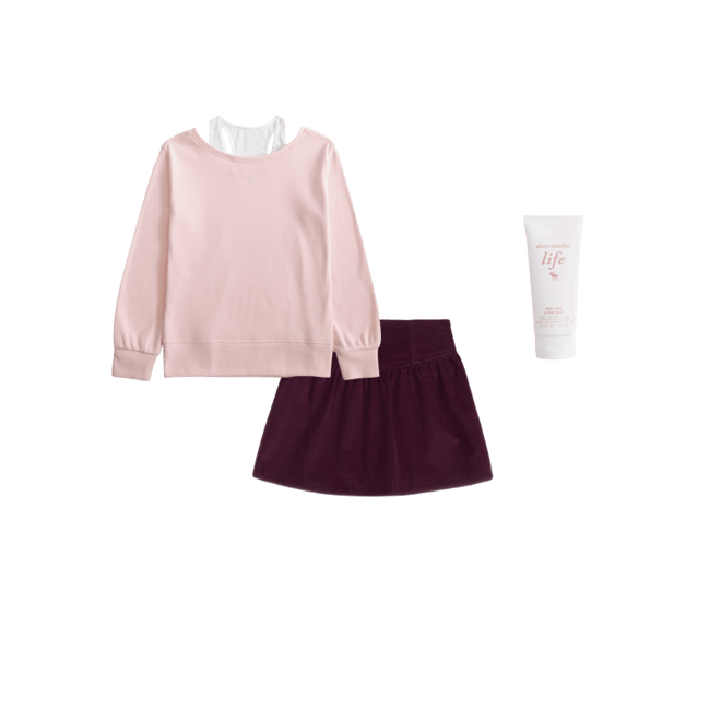 legging-friendly waffle twofer top