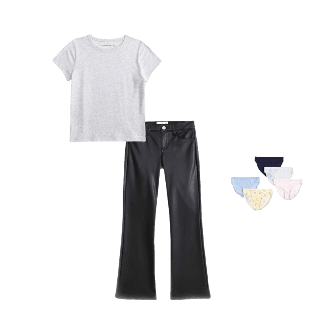 low rise vegan leather bootcut pants