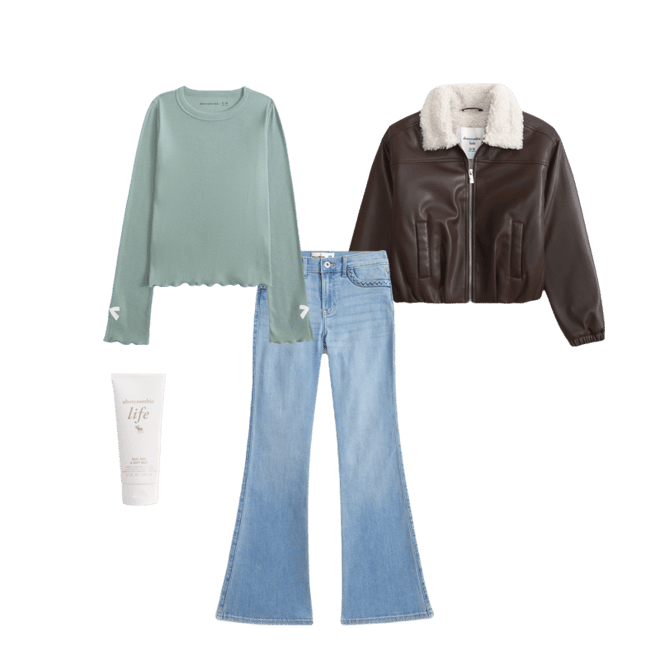 high rise flare jeans