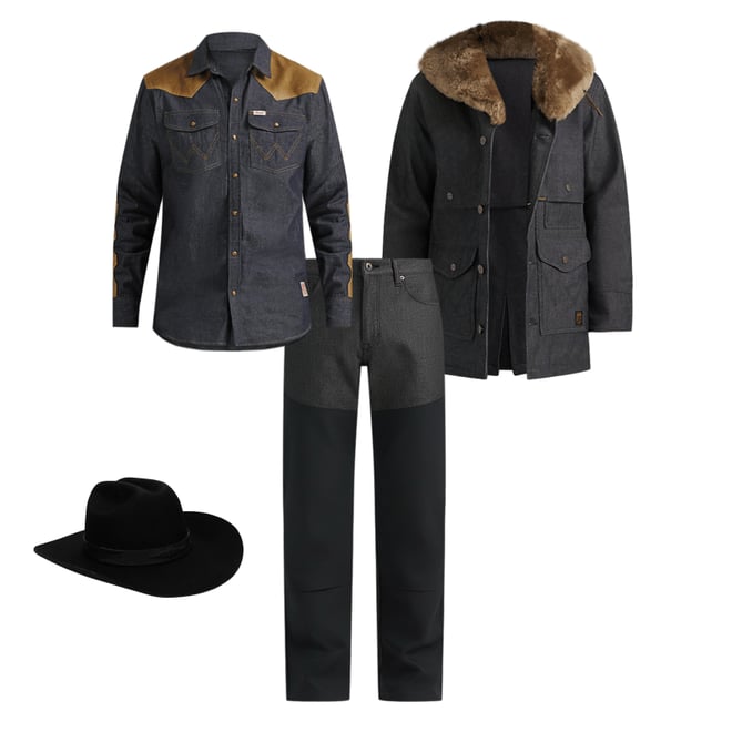 Filson x Wrangler Adventure Jean in Black/Black