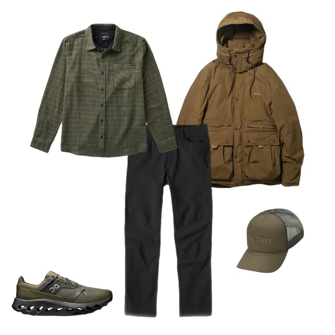 NANGA Hinoc Down Insulated Vest - Coyote | Vests | Huckberry