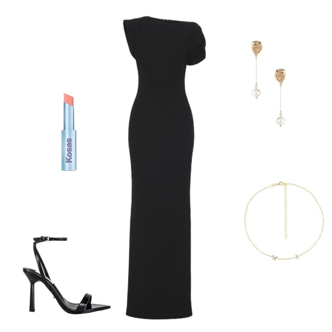 club london black maxi dress High Life Black Sequin Square Neck Split Front Maxi Dress – Club L London