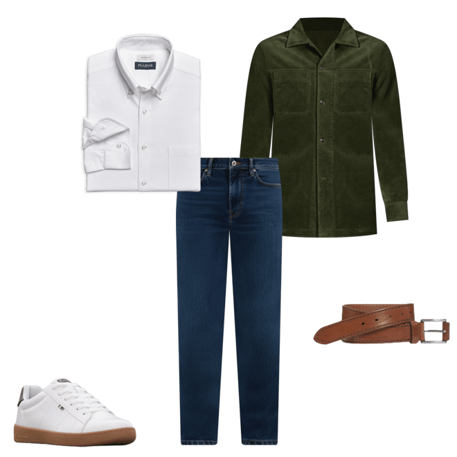 Jos. A. Tailored Fit Corduroy Shirt Jacket CLEARANCE - All