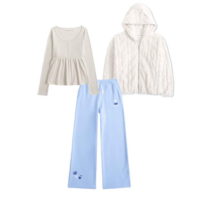 long-sleeve babydoll button-through tee