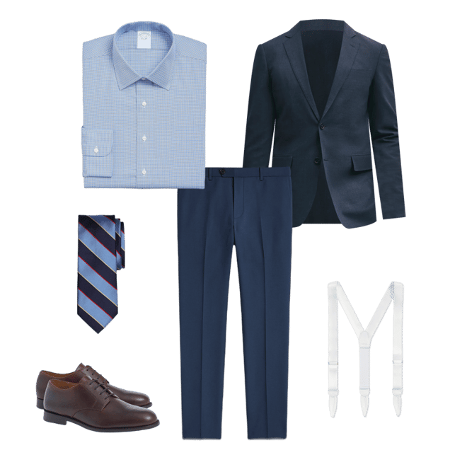 Brooks Brothers Explorer Collection Slim Fit Wool Suit Jacket