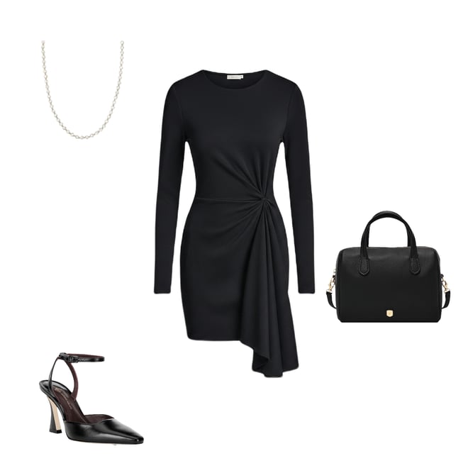 bcbg black mini dress BCBGMAXAZRIA Velvet Mini Dress
