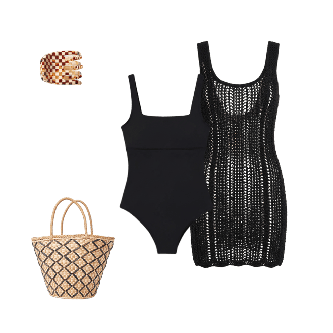 Delano One Piece - Black
