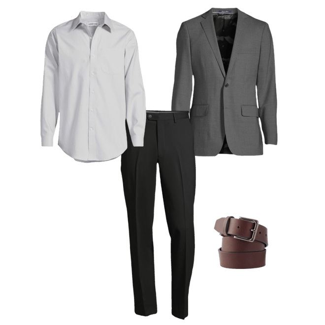 Men's Traditional Fit Year'rounder Stretch Wool Dress Pants | Lands' End