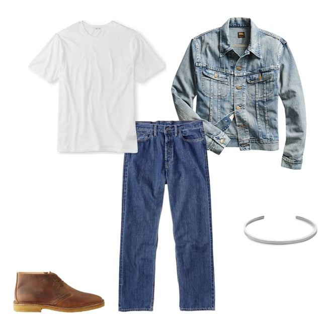 RRL Lot-271 Denim Trucker Jacket - Leeland Wash | Denim Jackets