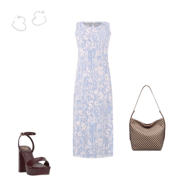 knee length dresses for ladies Pendry Platform Sandal