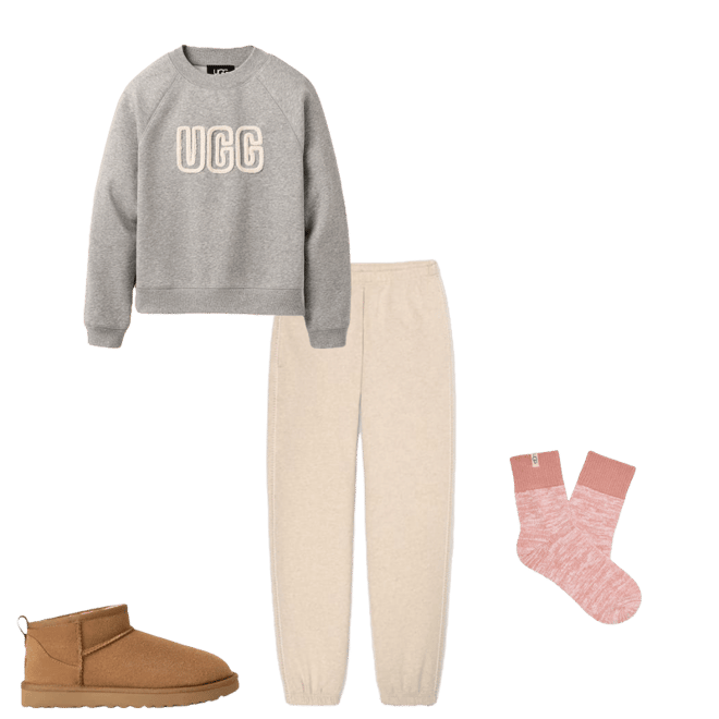 UGG® 公式【 UGG ロゴ クルーネック|UGG Logo Crewneck| 1171477