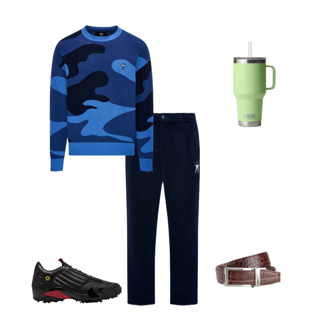 Eastside Golf Men's Camo Crew Golf Sweater | Golf Galaxy