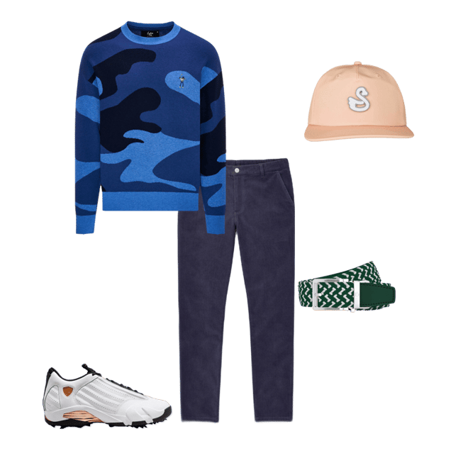 Eastside Golf Men's Camo Crew Golf Sweater | Golf Galaxy