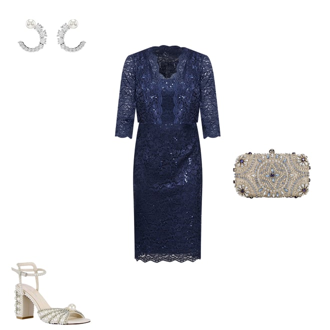 blue siren dress Colorful Color Guard Costume Uniform main image 0