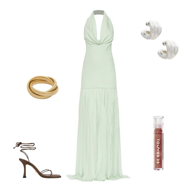 helsa mint green dress Helsa The Gallery Dress in Mint