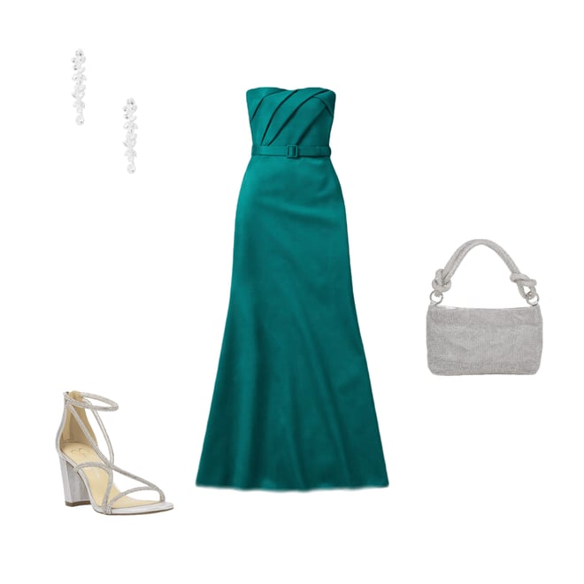 jessica simpson green dress Girls' Christmas Twirl Dress main image 0