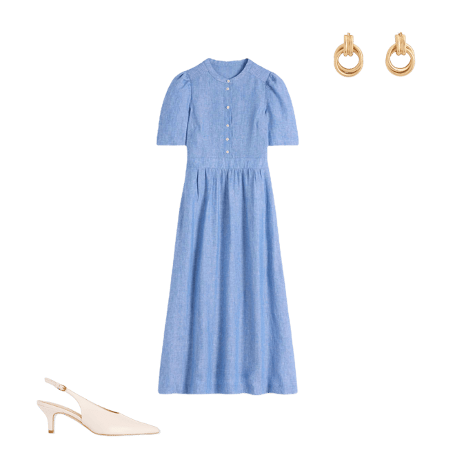 chinese dress ladies Women Cotton Linen Basic Dress V Neck Short Sleeve Button Down Midi Dress  Solid Loose Casual Shirt Dress with Pockets(Beige,Small) at Amazon Women's  Clothing store main image 1