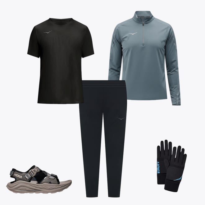 HOKA ONE ONE® GlideTech Quarter Zip for Men | HOKA ONE ONE®