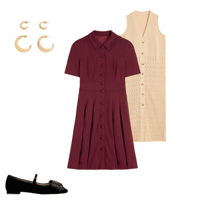 Riu Collar ponte short dress ベージュ Rちゃん Bridget Ponte Short Dress - Deep Wisteria | Boden USA