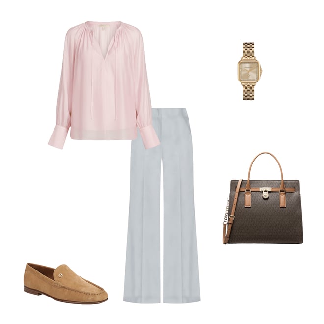 Antonio Melani Tegan Slub Suiting Flat Front Pants | Dillard's