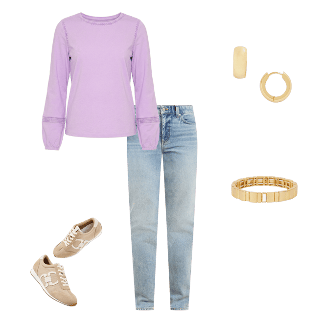 Modern Romance Lace Trim Top | Talbots