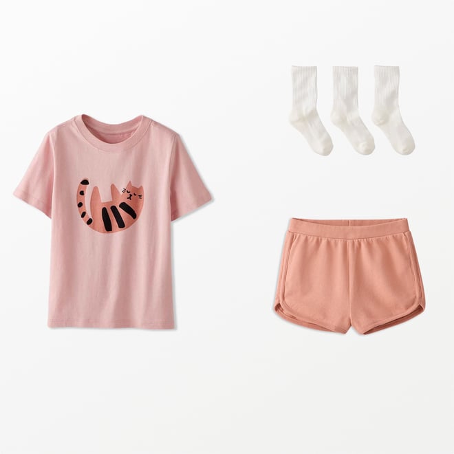 French Terry Dolphin Vent Shorts | Hanna Andersson