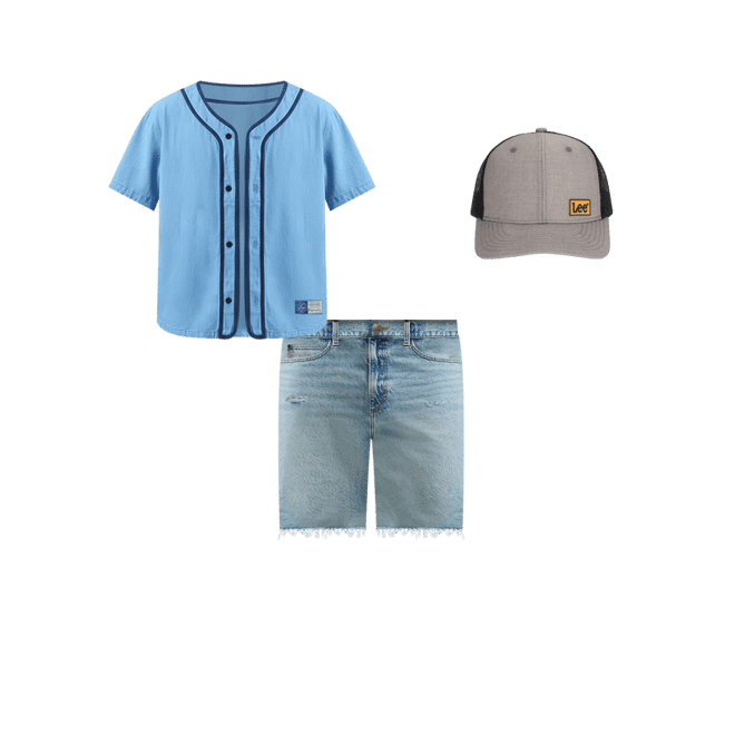Men's Lee 101 Oversized Button Down Baseball Shirt | NEW | Lee®