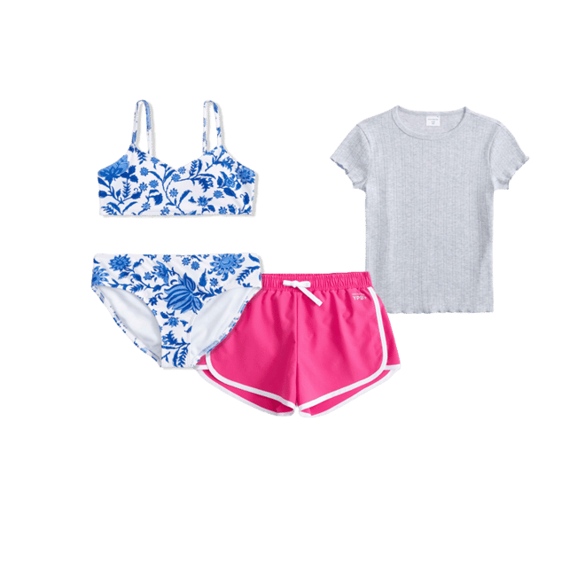 triangle two-piece swimsuit