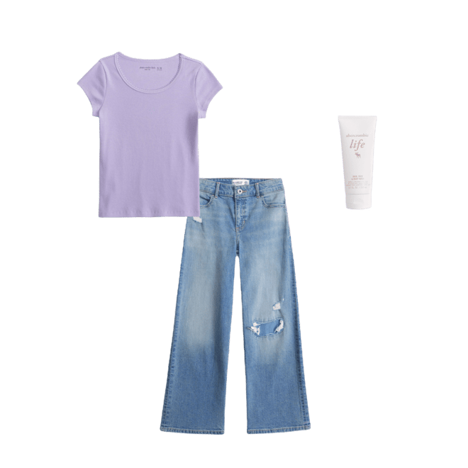 high rise wide leg jeans