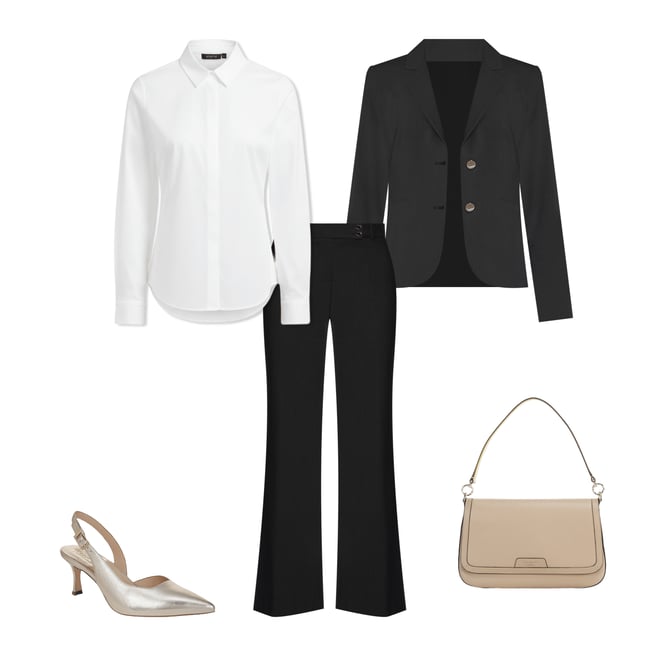 Calvin Klein Curvy Fit Roomy Hip Straight Leg Trouser Pants | Dillard's