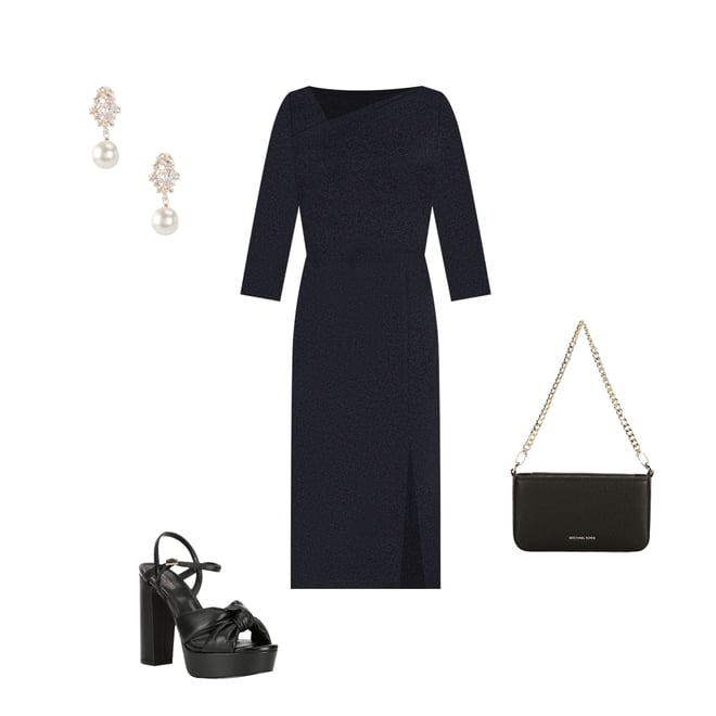 navy blue dress for baby girl Calvin Klein Women's Sleeveless Sheath Dress with Starburst, Black 18, 16  at Amazon Women's Clothing store main image 1