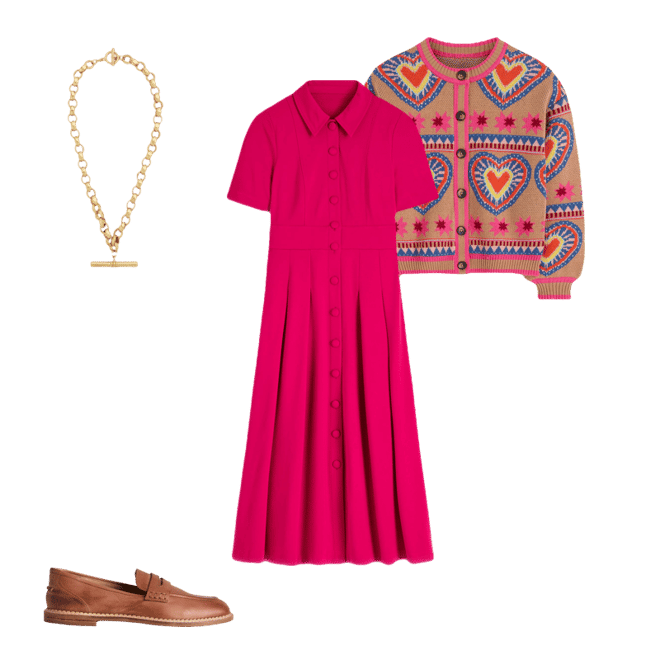 boden faye jersey dress Boden Women's Cross Back Jersey Dress in Red main image 0