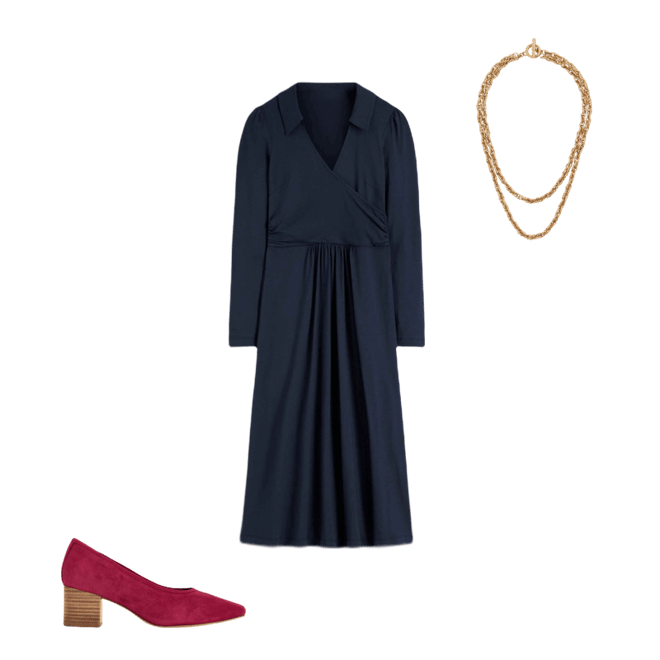 short sleeve jersey knit dress Cobblestone Heather Jersey Knit Crewneck Mini Dress main image 1
