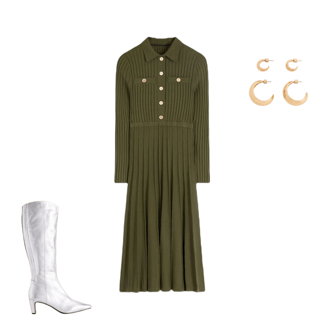 warehouse green shirt dress Mint Green Striped Wide Short Sleeve Shift Mini Shirt Dress main image 0