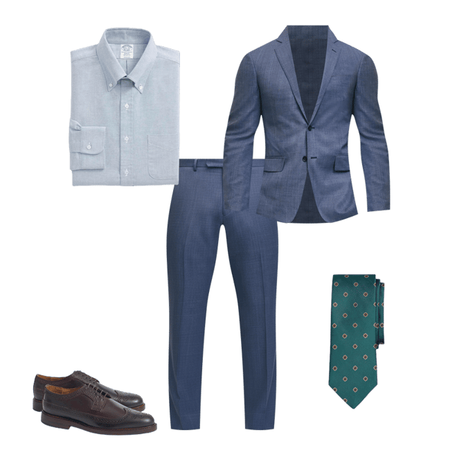 American-Made Oxford Cloth Button-Down Dress Shirt