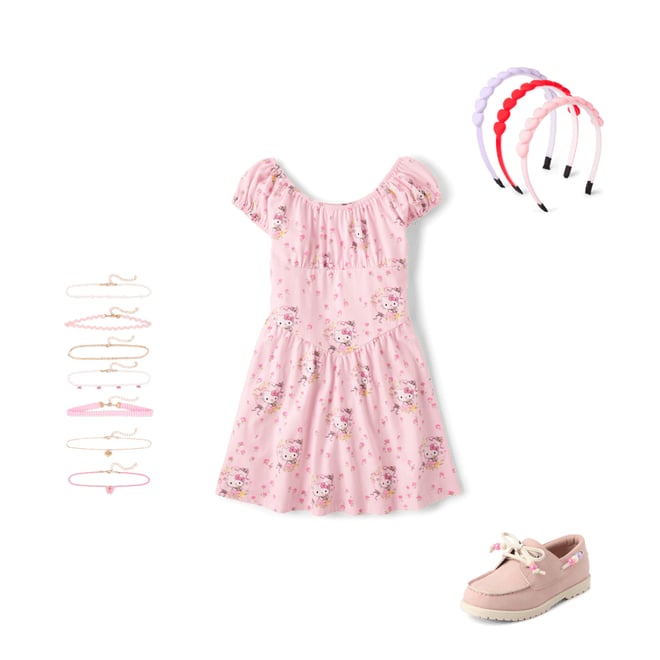 hello kitty birthday dress Hello Kitty Dress-Up Doll Starter Set (Pitatto Friends Series)