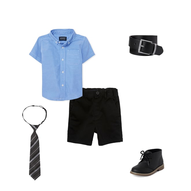 3rd bundle featuring 4 items which compliment Baby And Toddler Uniform Oxford Button Down Shirt