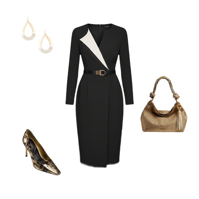 Donna Karan Glenwood Small Knotted Statement Handle Shoulder Bag