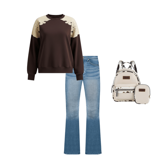 Wrangler x Lainey Wilson French Terry Crew Pullover | Women's