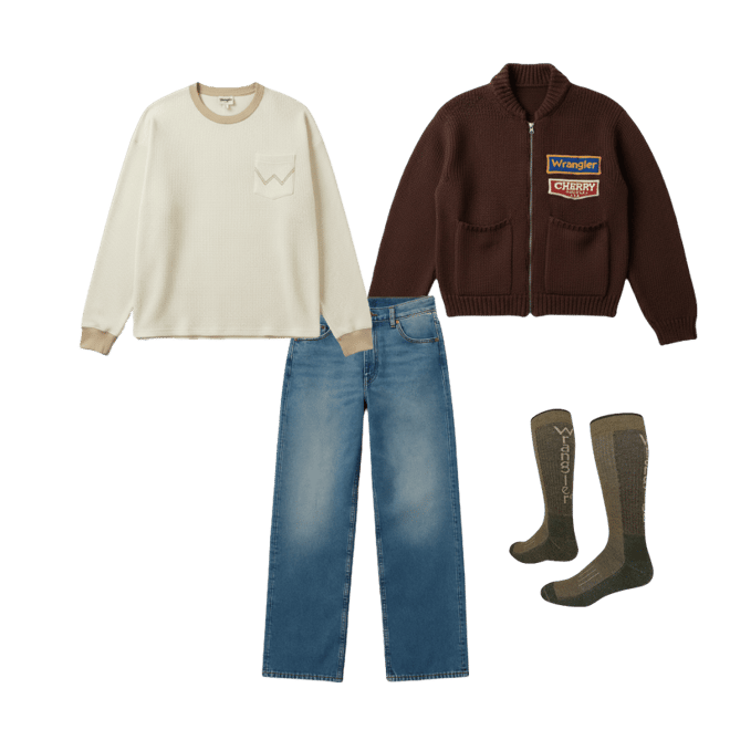 Wrangler x Cherry Thermal Tee | NEW | Wrangler®