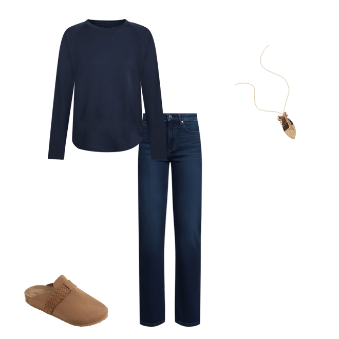 Heart Elbow Patch Long Sleeve Tee