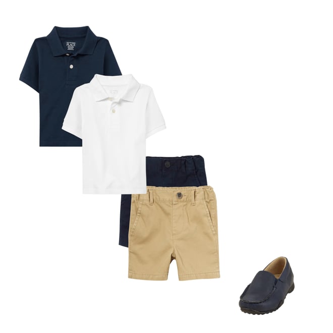 8th bundle featuring 2 items which compliment Baby And Toddler Uniform Pique Polo 2-Pack