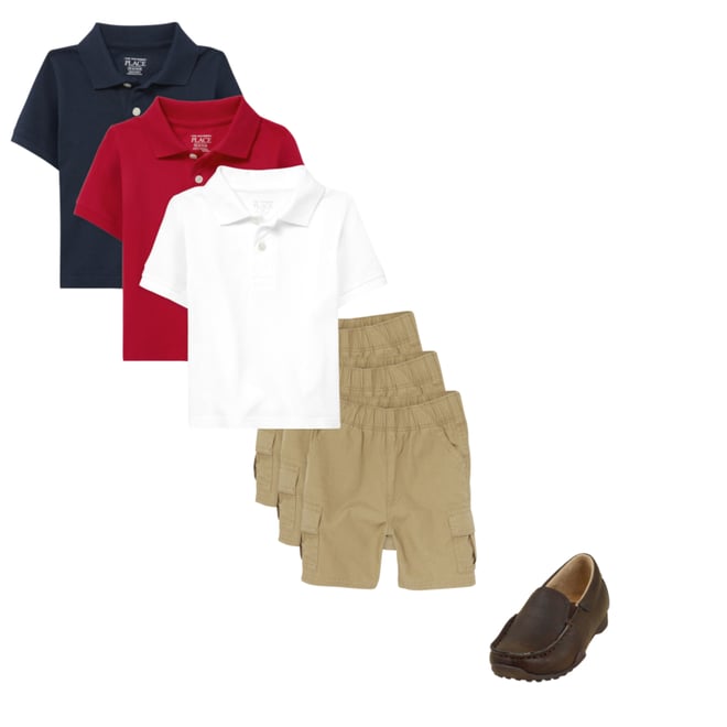 5th bundle featuring 2 items which compliment Baby And Toddler Boys Pull On Cargo Shorts 3-Pack