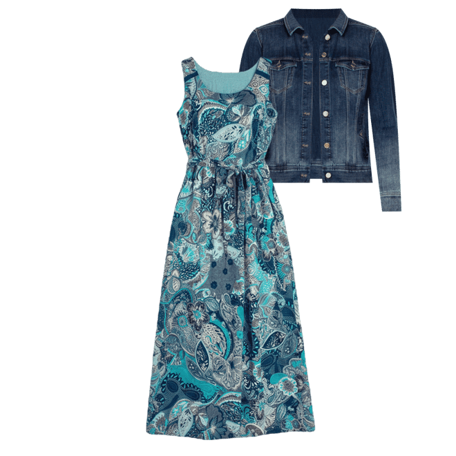 knee length dresses for ladies Liverpool Maxi Dress with Back Smocking Detail in Stripe Cross Back Xs main image 0
