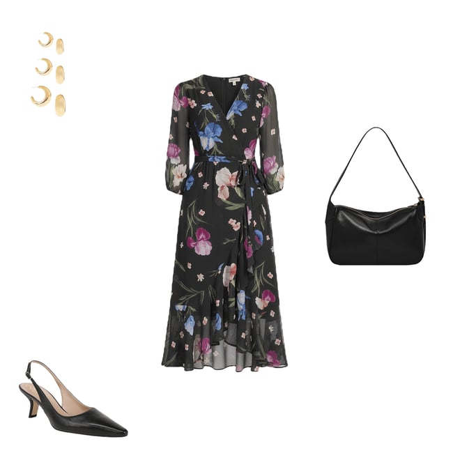 vine flower embroidered midi dress sam edelman Champagne Sequin Embroidered Maxi Dress – self-portrait main image 0