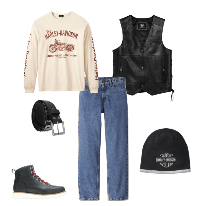 Men's Tradition II Leather Vest | Harley-Davidson USA