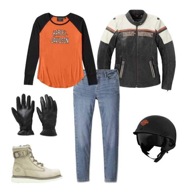 Women's H-D Miss Enthusiast III Leather Riding Jacket | Harley